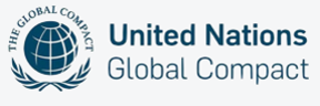 [Logo des United Nations Global Compact] Dies ist die weltweit größte und wichtigste Initiative für verantwortungsvolle Unternehmensführung. Die Vision des UN Global Compact ist eine inklusive und nachhaltige Weltwirtschaft. – heute und in Zukunft.
